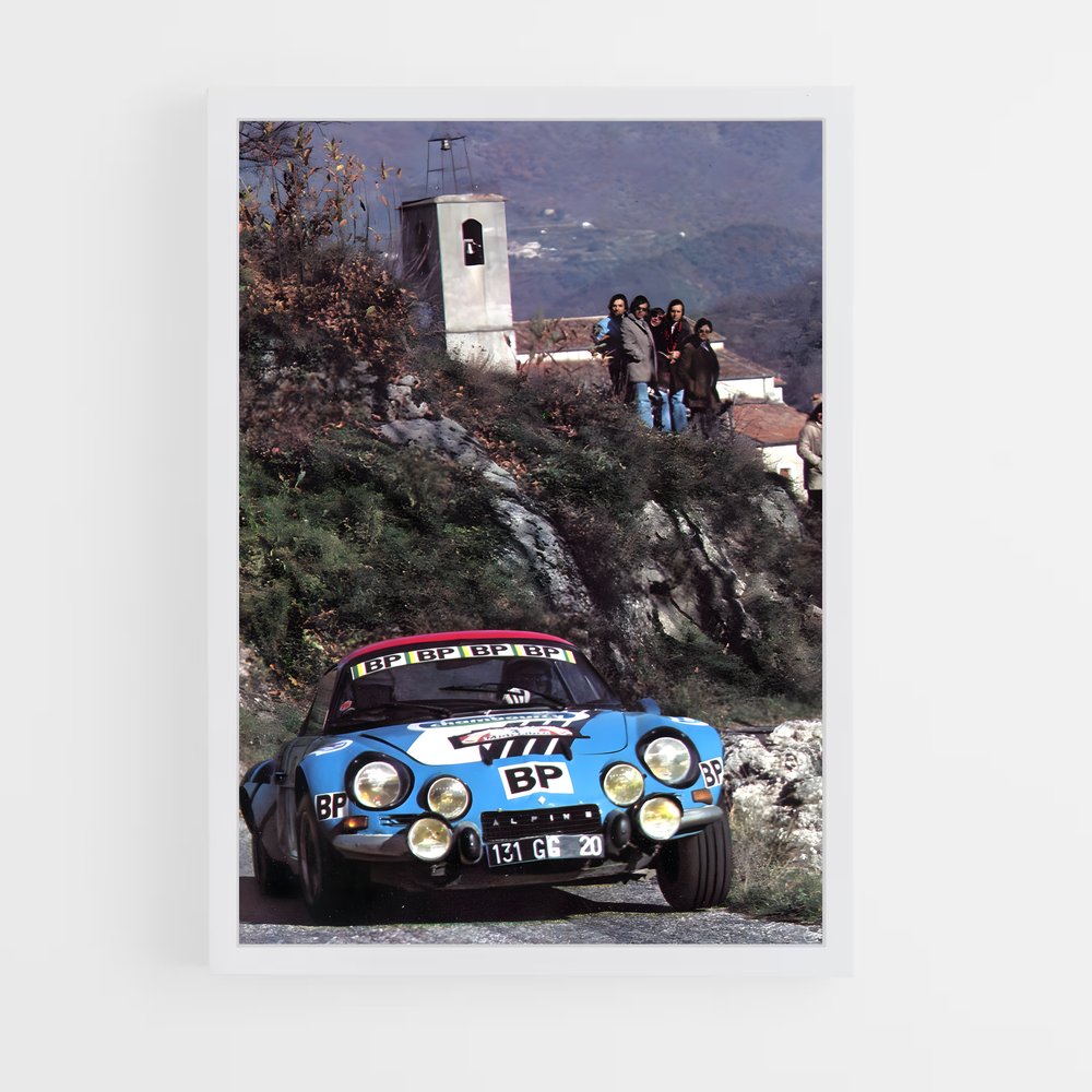 Poster Évasion routes – affiche Alpine (vue 3)