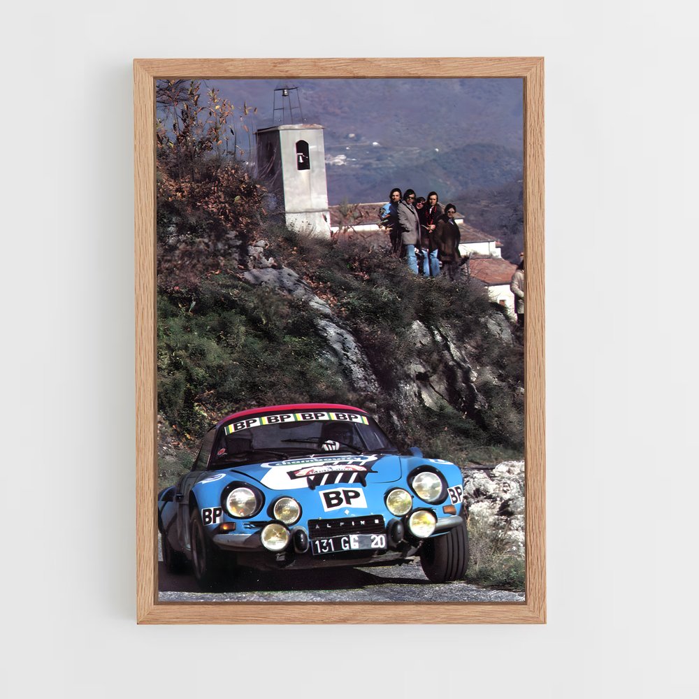 Poster Évasion routes – affiche Alpine (vue 4)