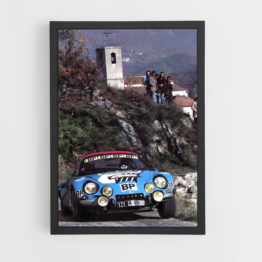 Poster Évasion routes – affiche Alpine (vue 2)