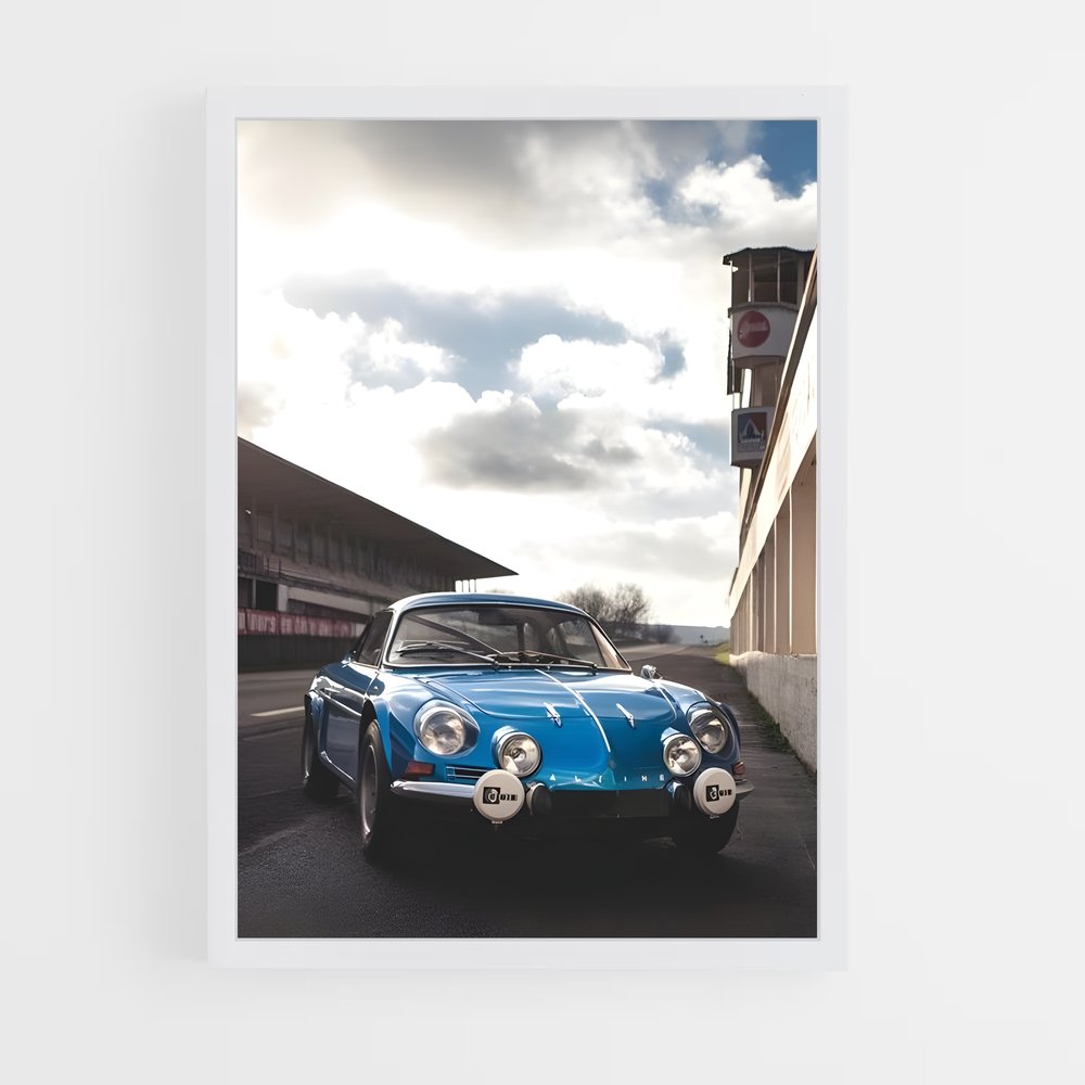 Poster Evasion Urbaine A110 Ligne épurée – affiche Alpine (vue 3)