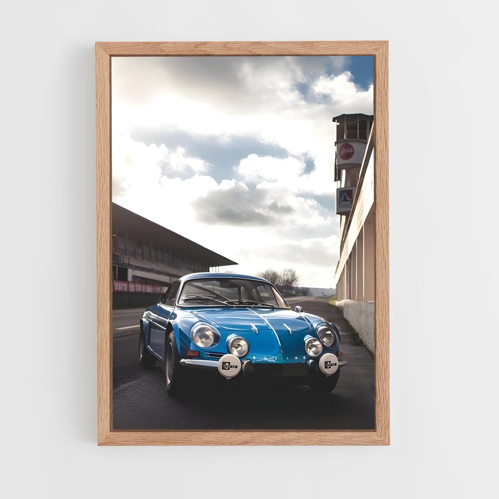 Poster Evasion Urbaine A110 Ligne épurée – affiche Alpine (vue 4)