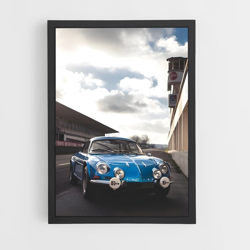 Poster Evasion Urbaine A110 Ligne épurée – affiche Alpine (vue 2)