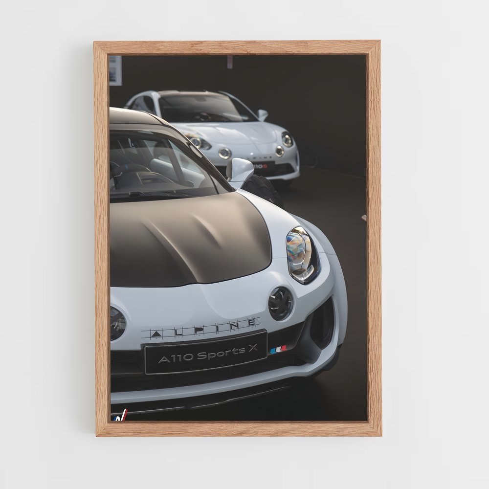 Poster élégance roues – affiche Alpine (vue 4)