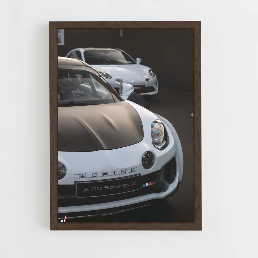 Poster élégance roues – affiche Alpine (vue 5)