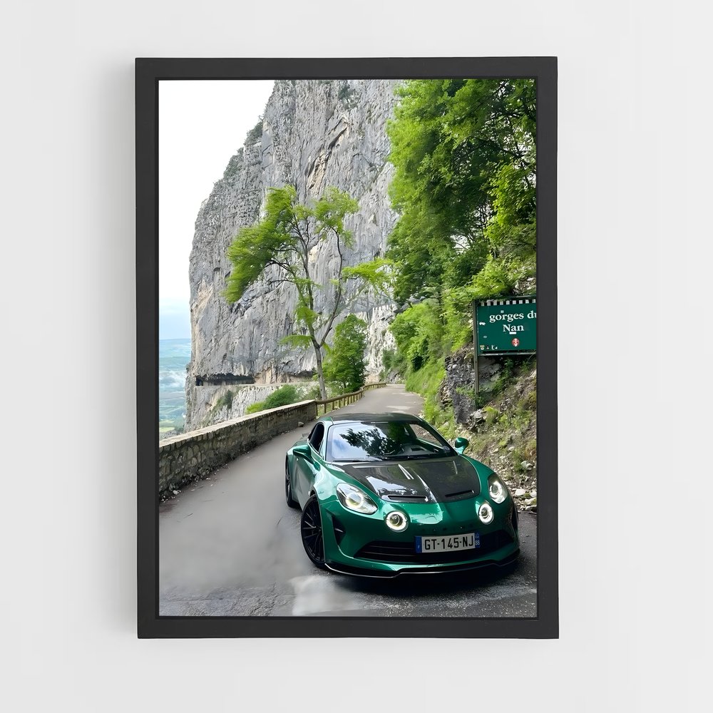 Poster scène sport – affiche Alpine (vue 2)