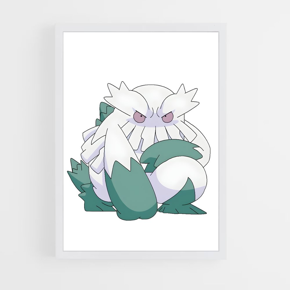 Poster Abomasnow : Le Gardien des Neiges – affiche Pokemon (vue 3)