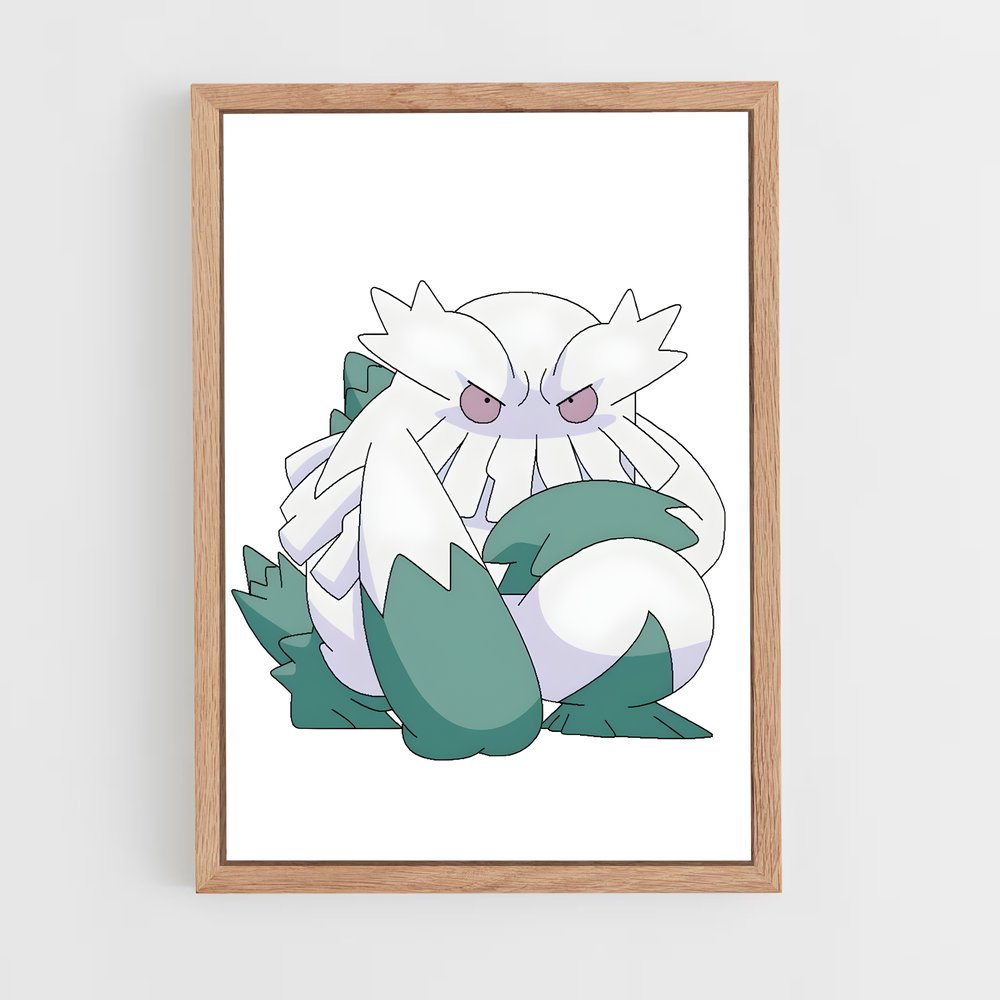 Poster Abomasnow : Le Gardien des Neiges – affiche Pokemon (vue 4)