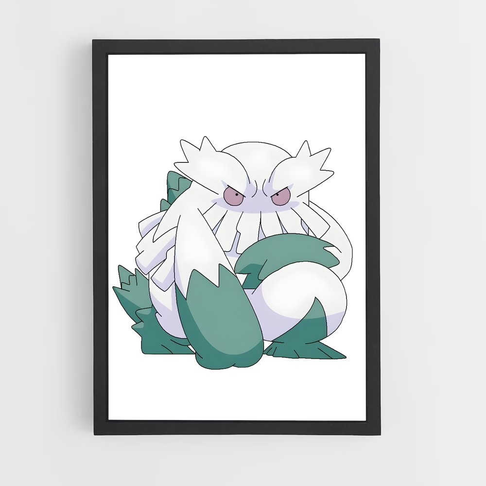 Poster Abomasnow : Le Gardien des Neiges – affiche Pokemon (vue 2)