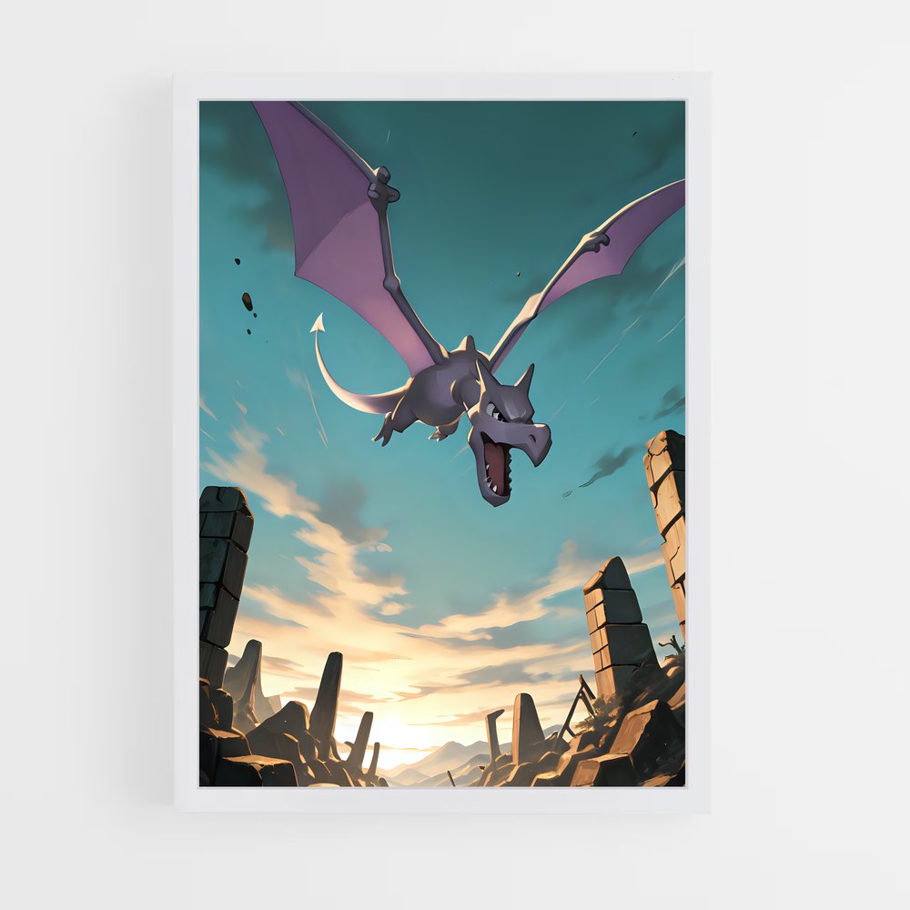 Poster Dragon des Sables – affiche Pokemon (vue 3)