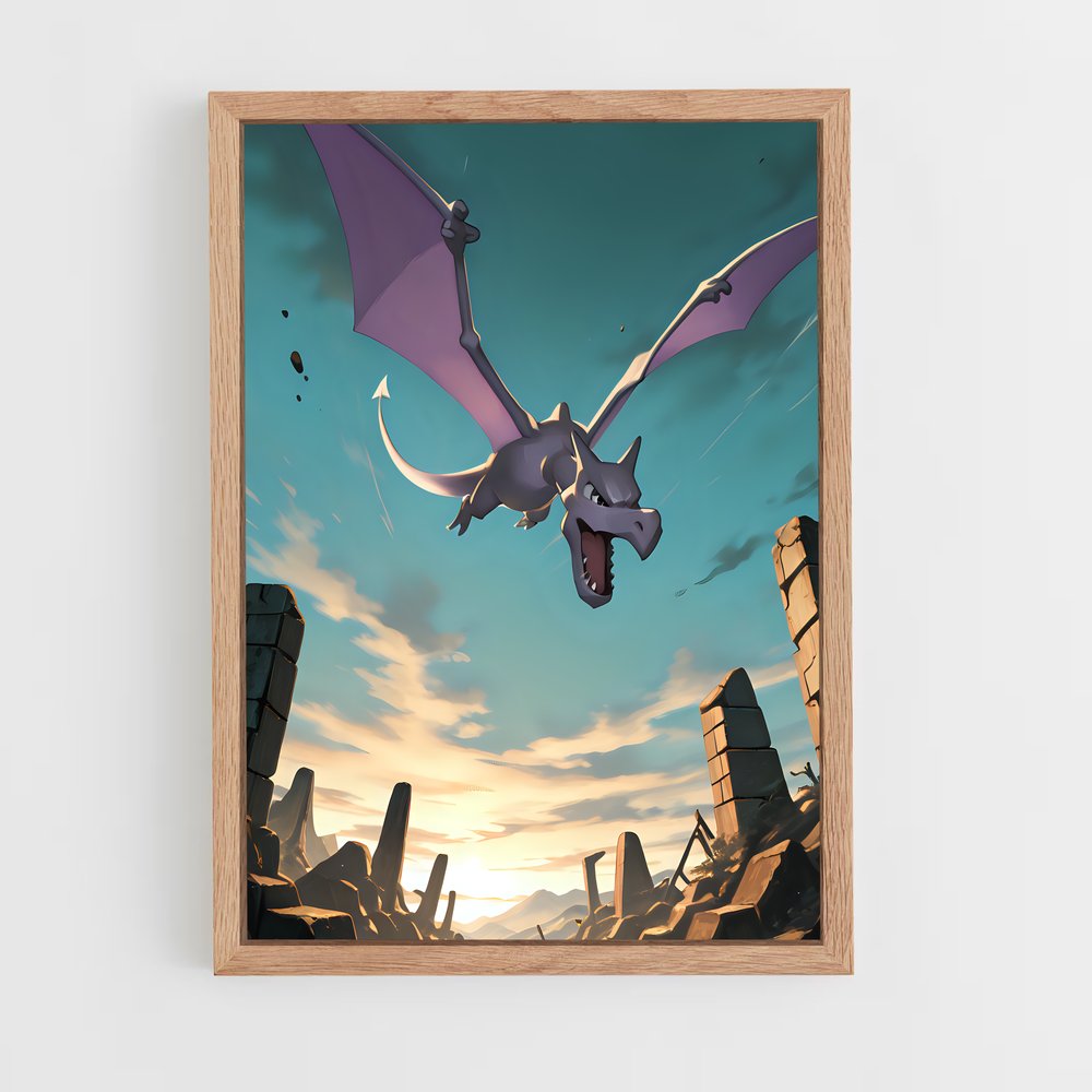 Poster Dragon des Sables – affiche Pokemon (vue 4)