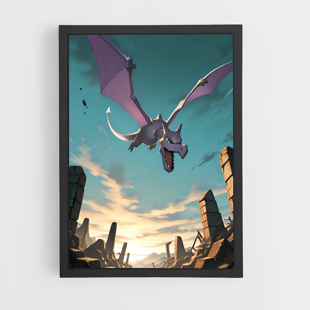 Poster Dragon des Sables – affiche Pokemon (vue 2)