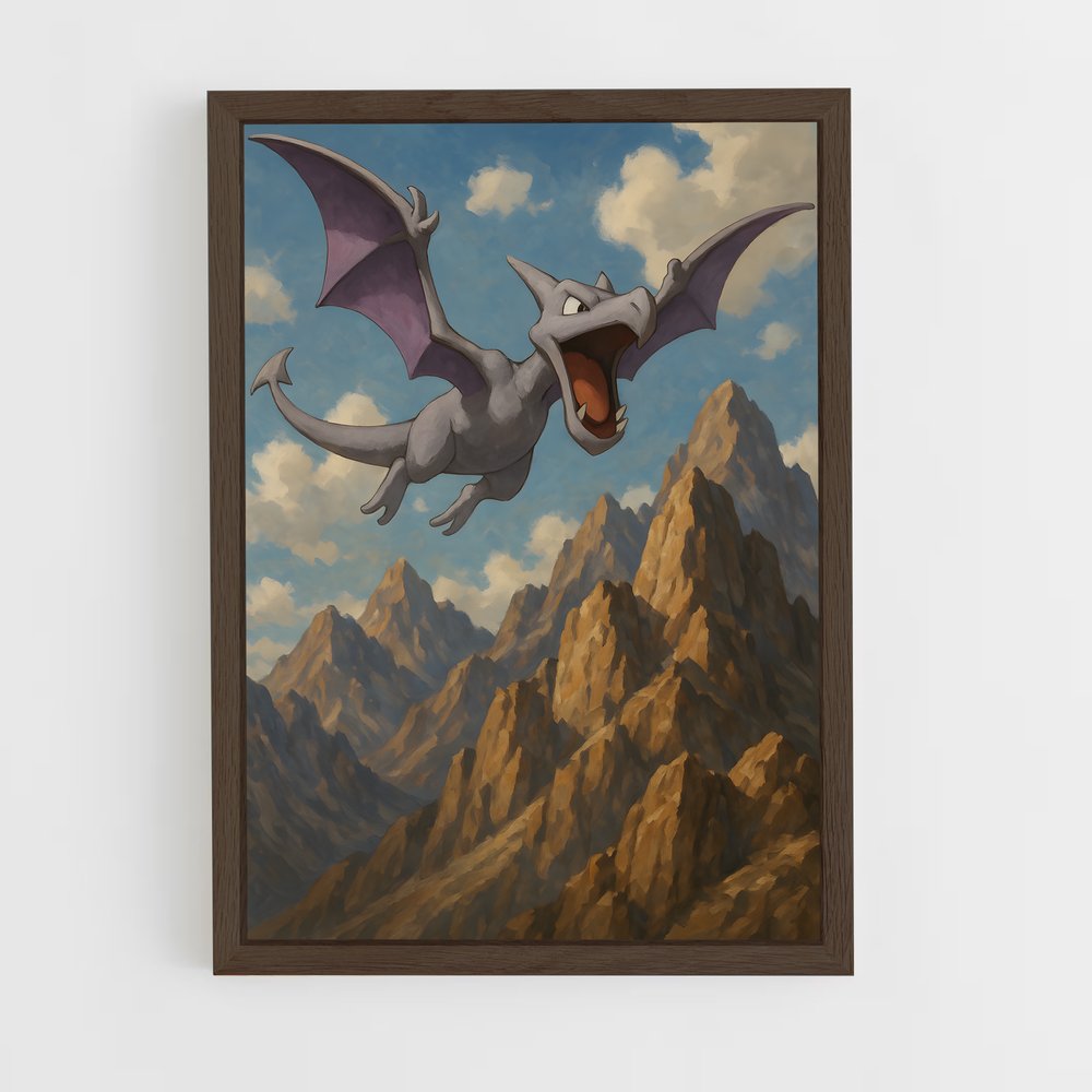 Poster Aerodactyl majestueux – affiche Pokemon (vue 5)