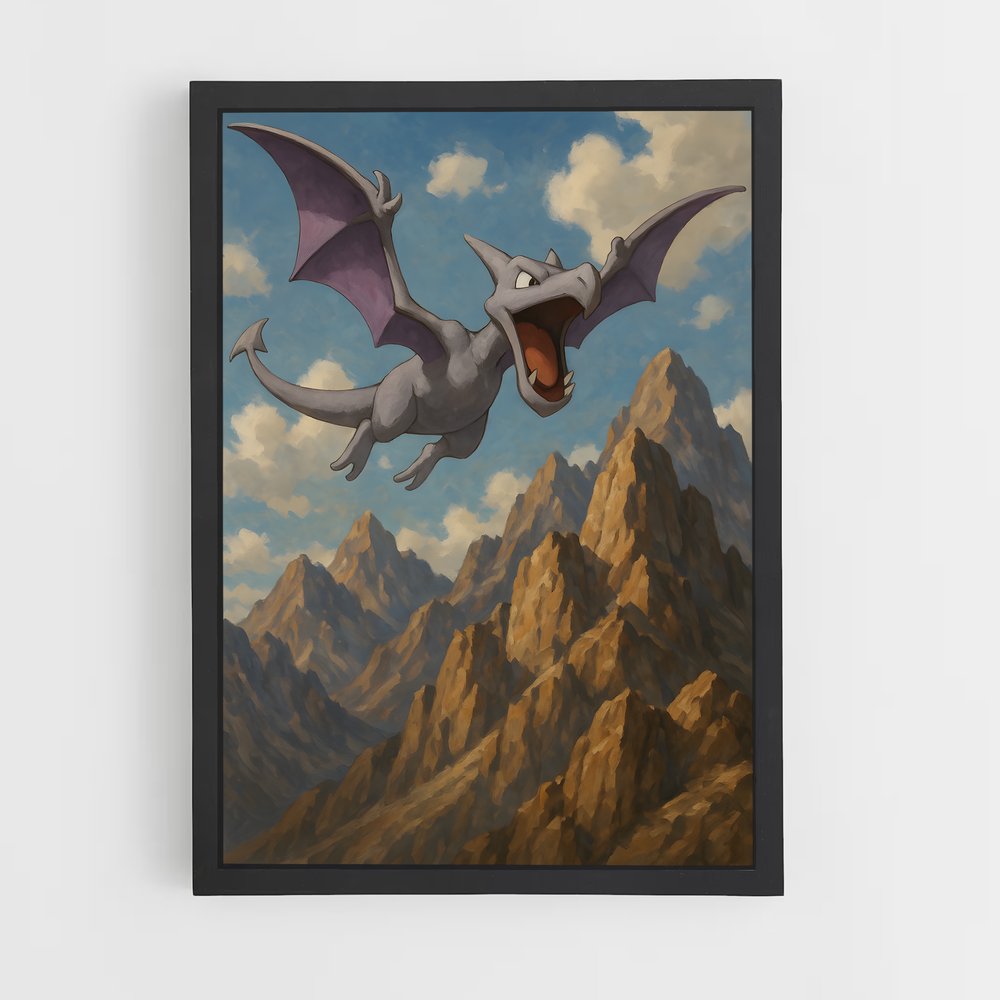 Poster Aerodactyl majestueux – affiche Pokemon (vue 2)