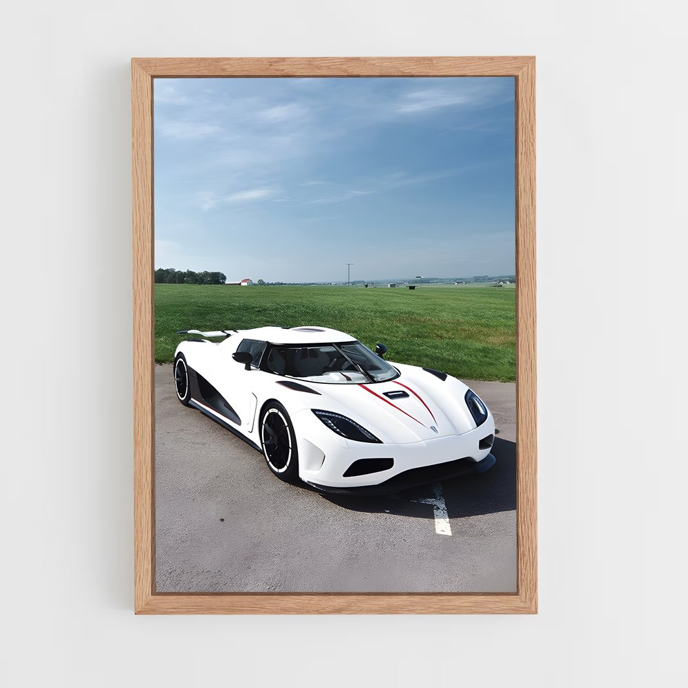 Poster magie automobile – affiche Koenigsegg (vue 4)