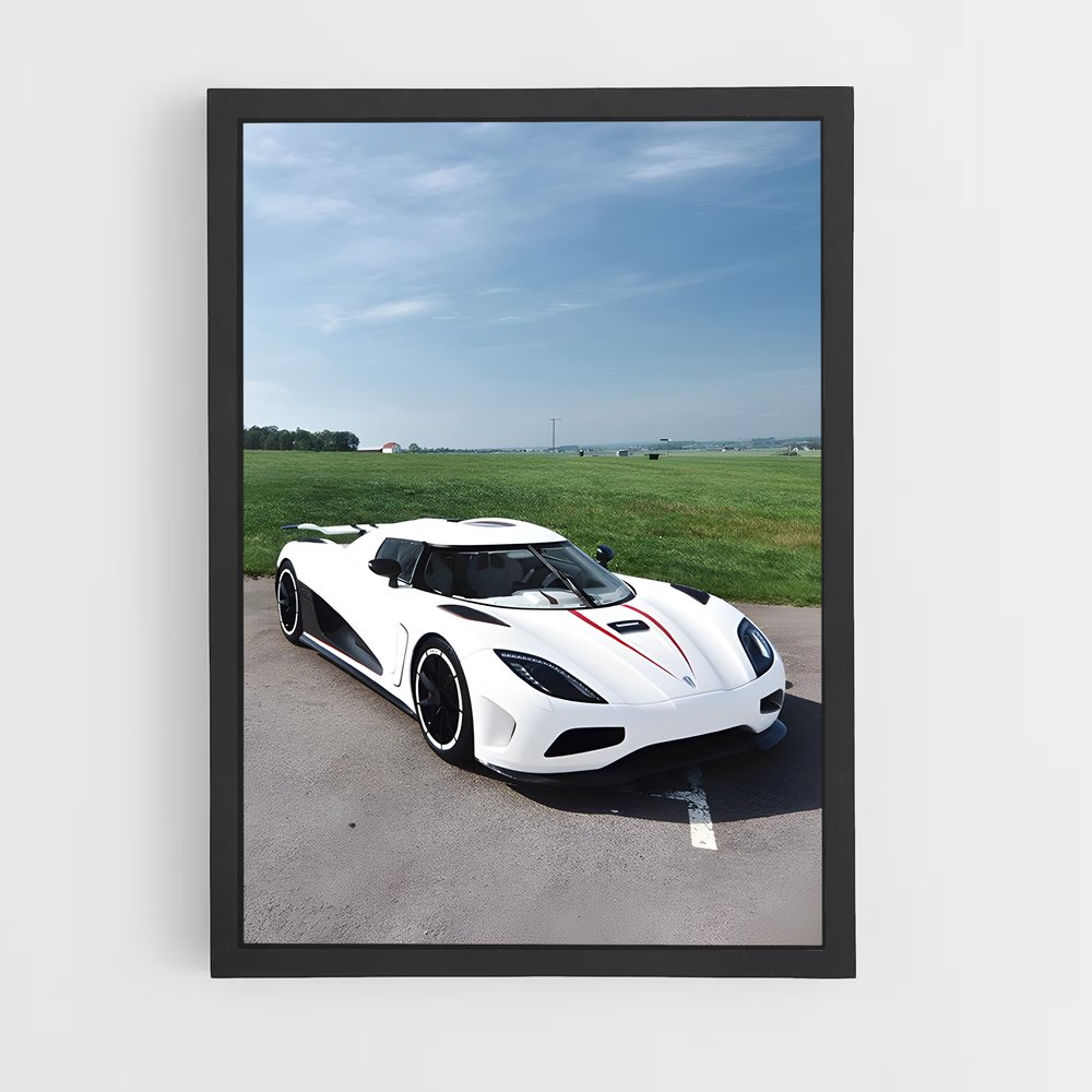 Poster magie automobile – affiche Koenigsegg (vue 2)