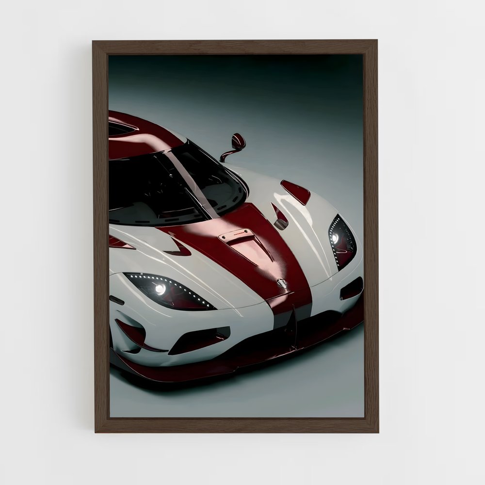 Poster Vitesse élégance mécanique – affiche Koenigsegg (vue 5)