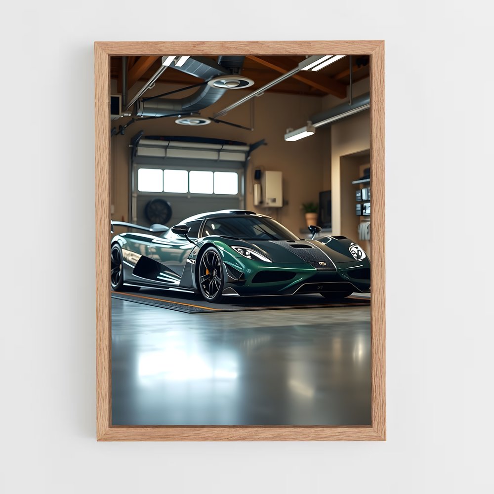 Poster vitesse espace – affiche Koenigsegg (vue 4)