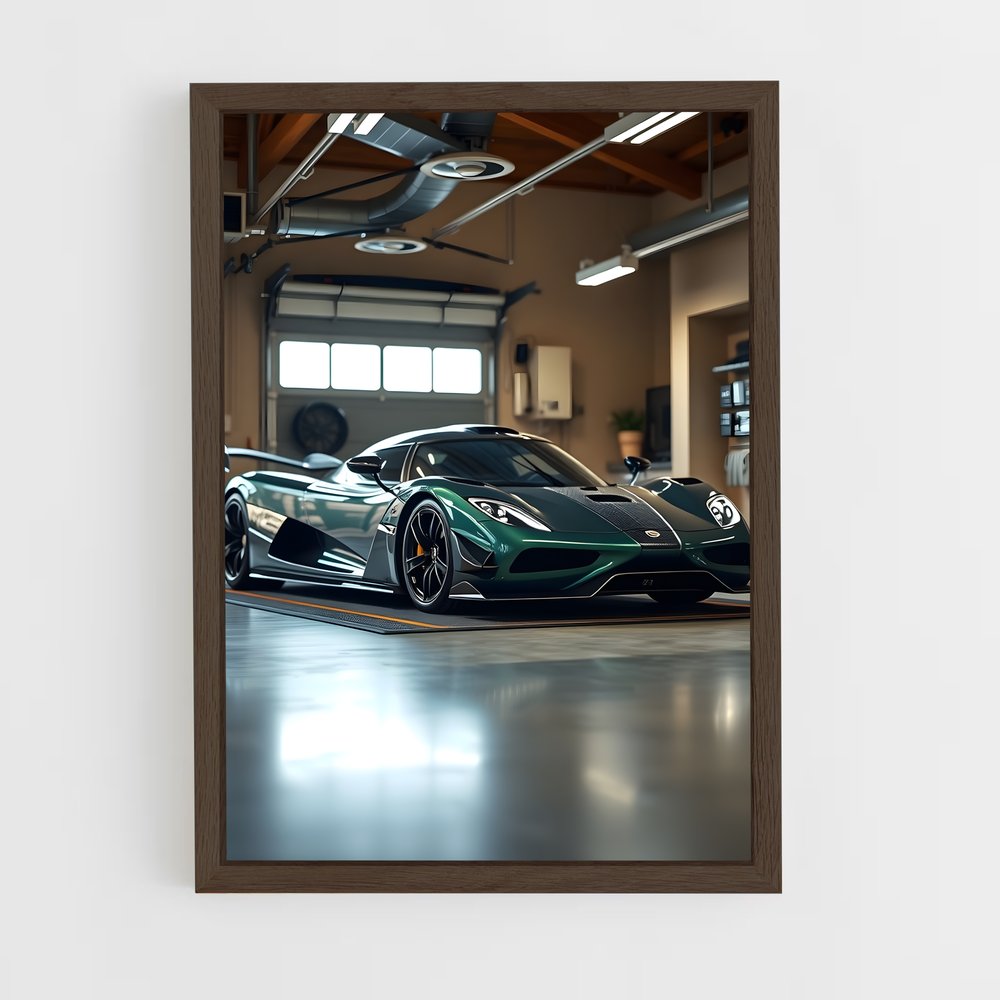 Poster vitesse espace – affiche Koenigsegg (vue 5)