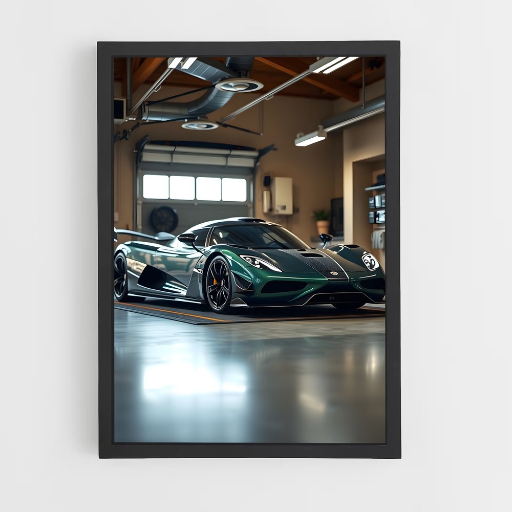 Poster vitesse espace – affiche Koenigsegg (vue 2)