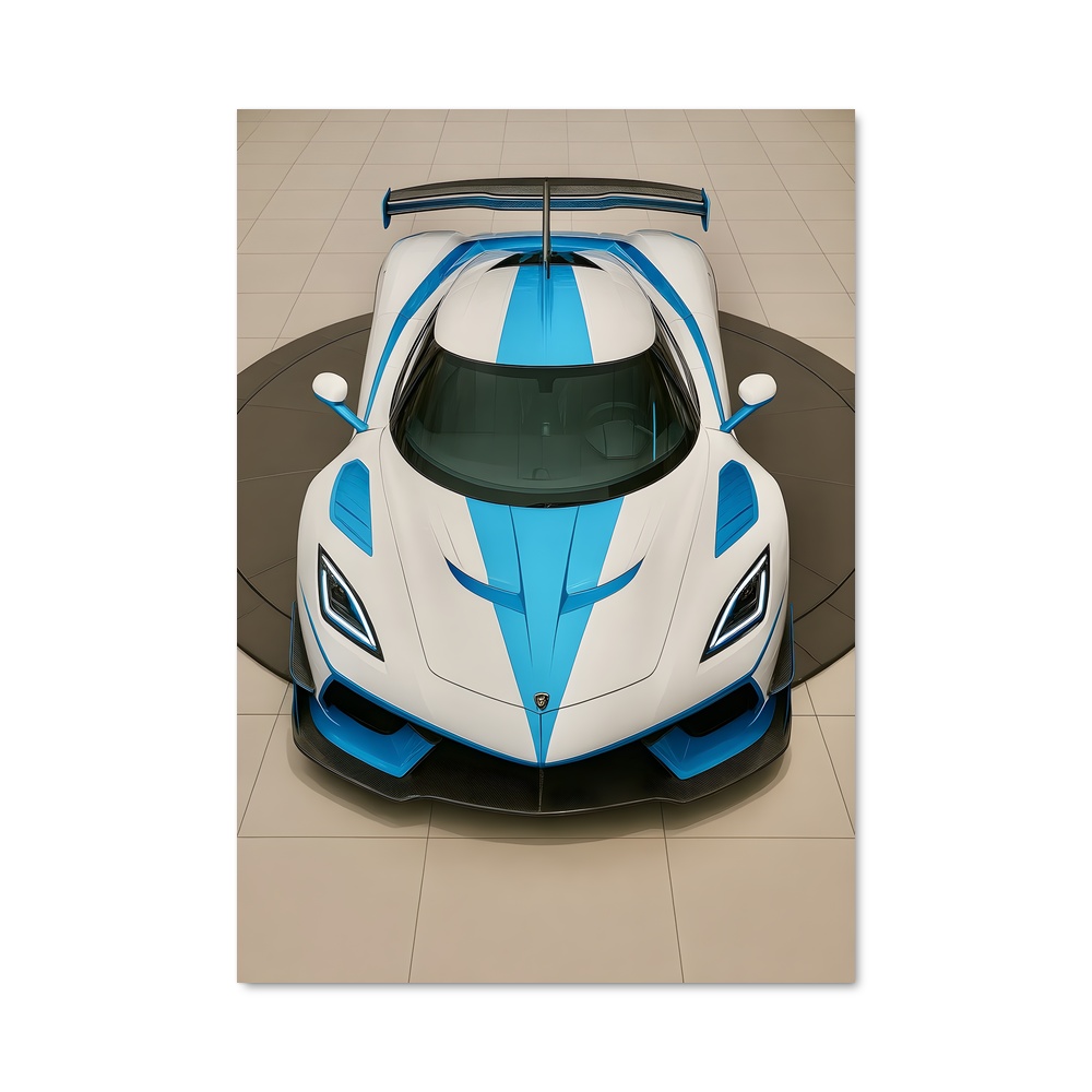 Poster Hypercar Fantaisie