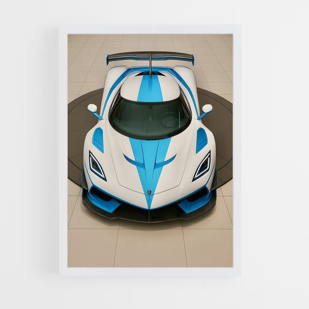 Poster Hypercar Fantaisie – affiche Koenigsegg (vue 3)