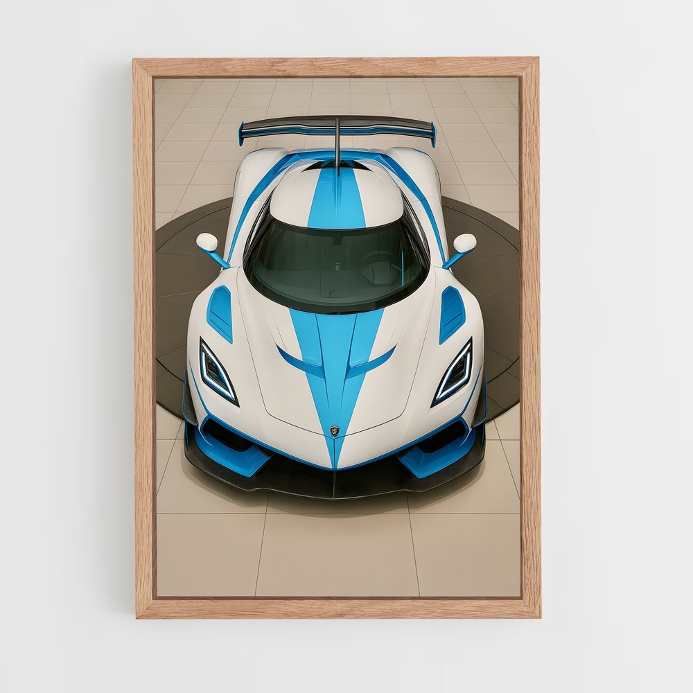Poster Hypercar Fantaisie – affiche Koenigsegg (vue 4)