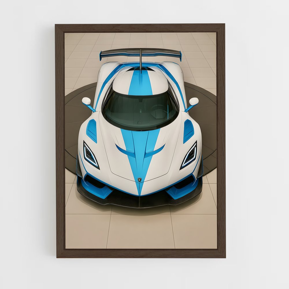 Poster Hypercar Fantaisie – affiche Koenigsegg (vue 5)