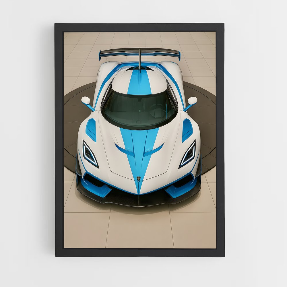 Poster Hypercar Fantaisie – affiche Koenigsegg (vue 2)