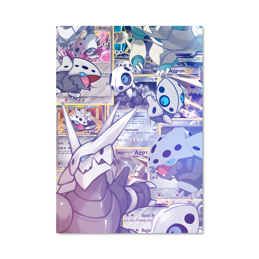 Poster Aggron : Titan de Fer – affiche Pokemon
