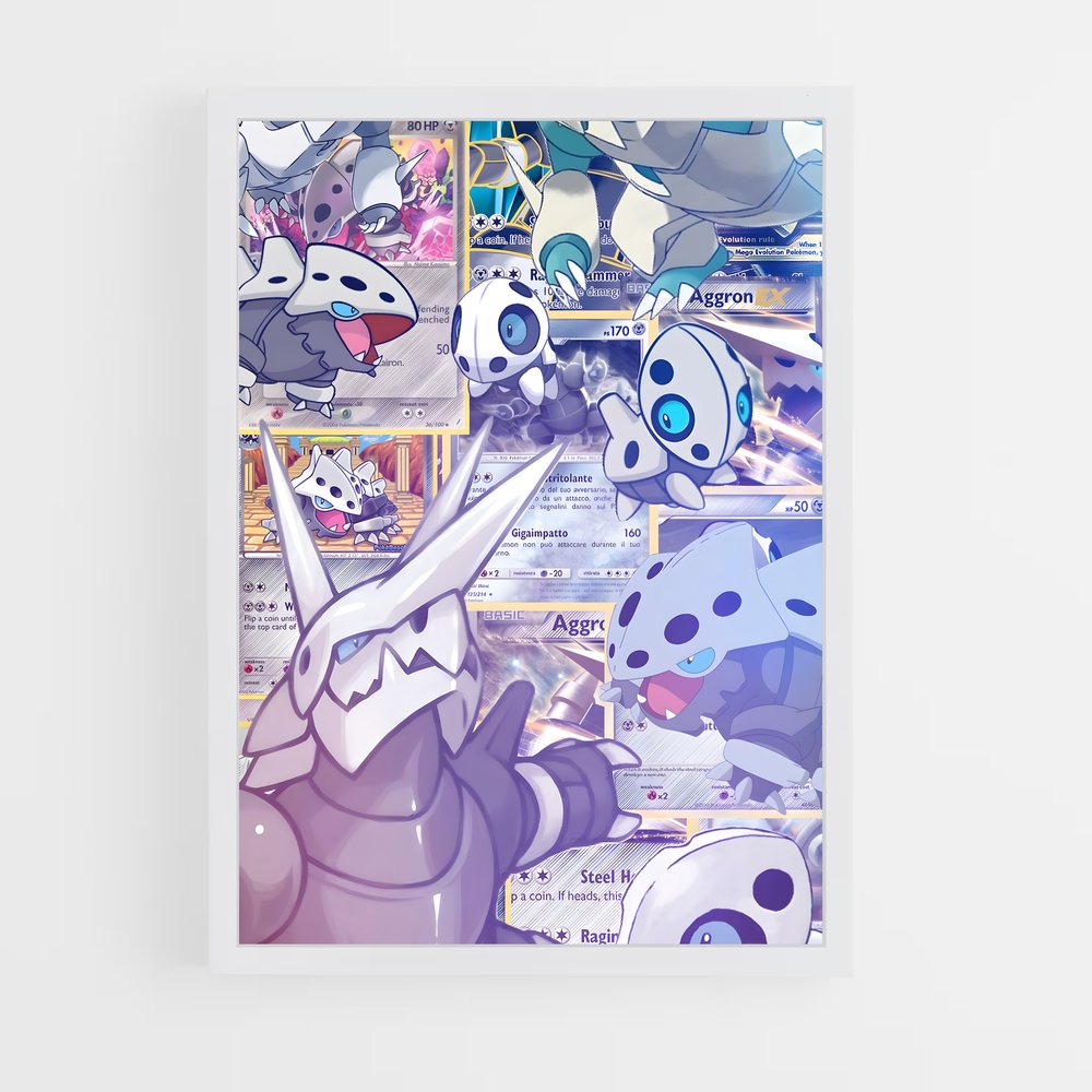Poster Aggron : Titan de Fer – affiche Pokemon (vue 3)