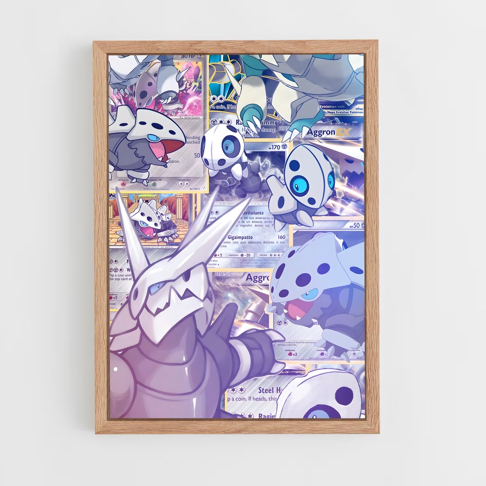 Poster Aggron : Titan de Fer – affiche Pokemon (vue 4)