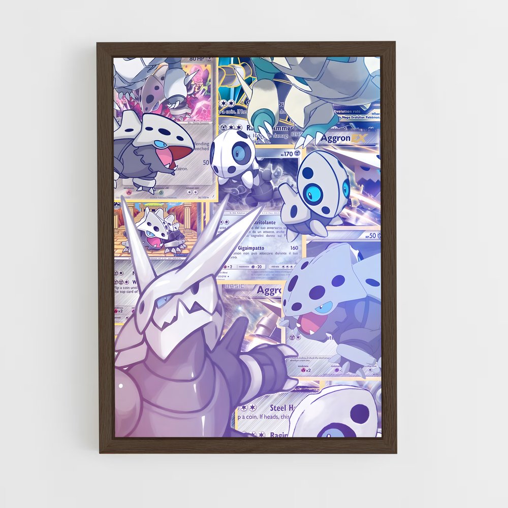 Poster Aggron : Titan de Fer – affiche Pokemon (vue 5)