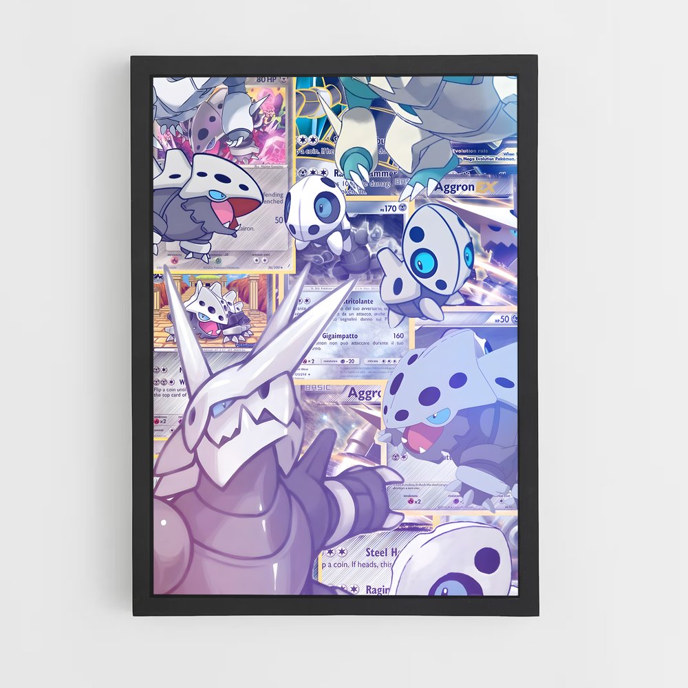 Poster Aggron : Titan de Fer – affiche Pokemon (vue 2)
