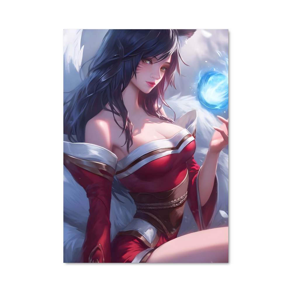 Poster Ahri souffle – affiche League Of Legends