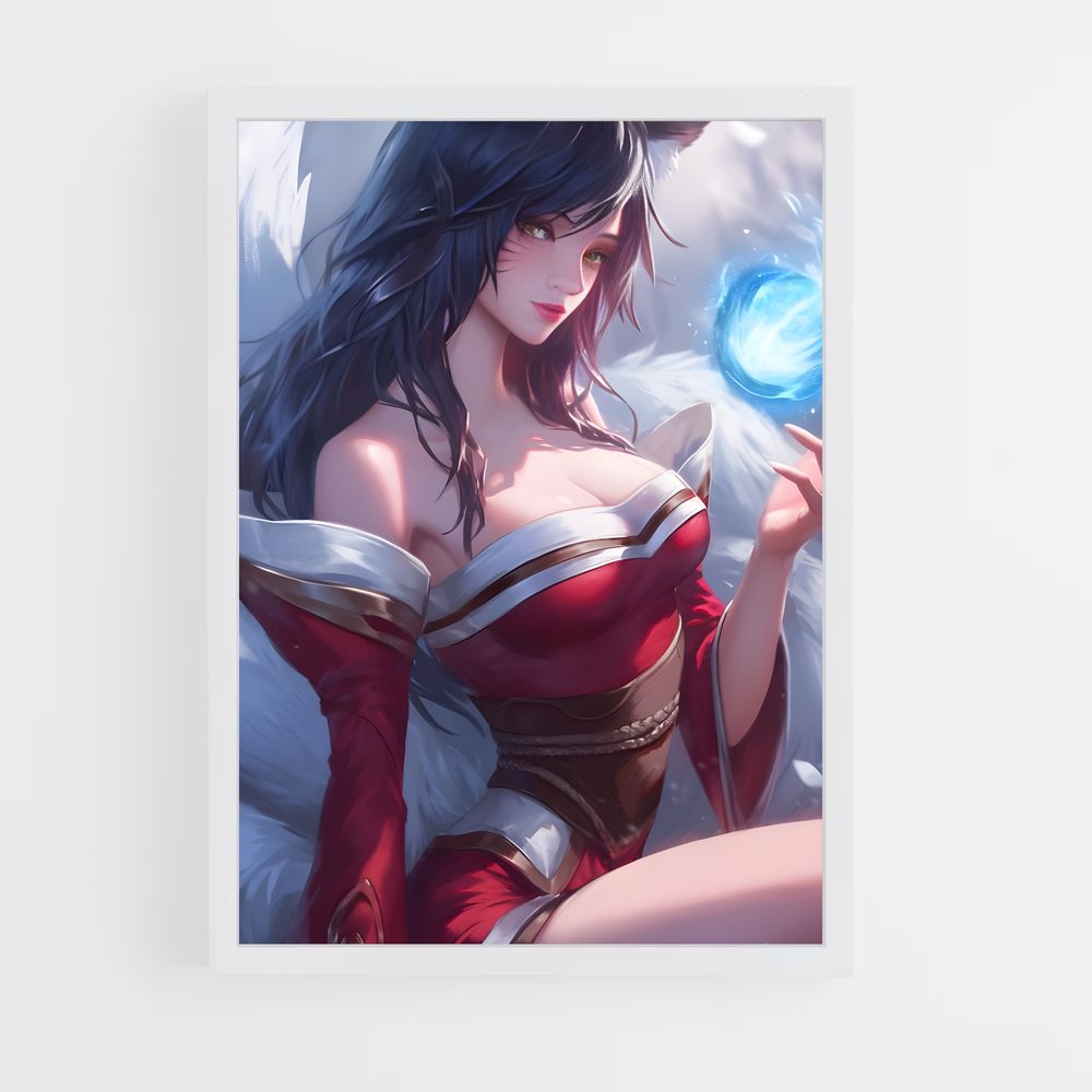 Poster Ahri souffle – affiche League Of Legends (vue 3)