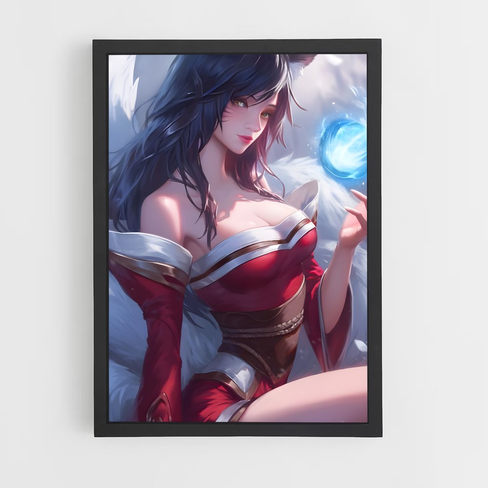 Poster Ahri souffle – affiche League Of Legends (vue 2)