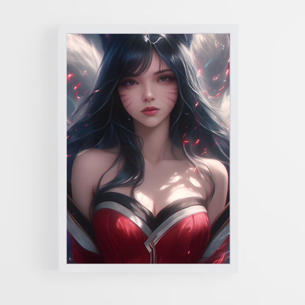 Poster L'Ange Rouge – affiche League Of Legends (vue 3)