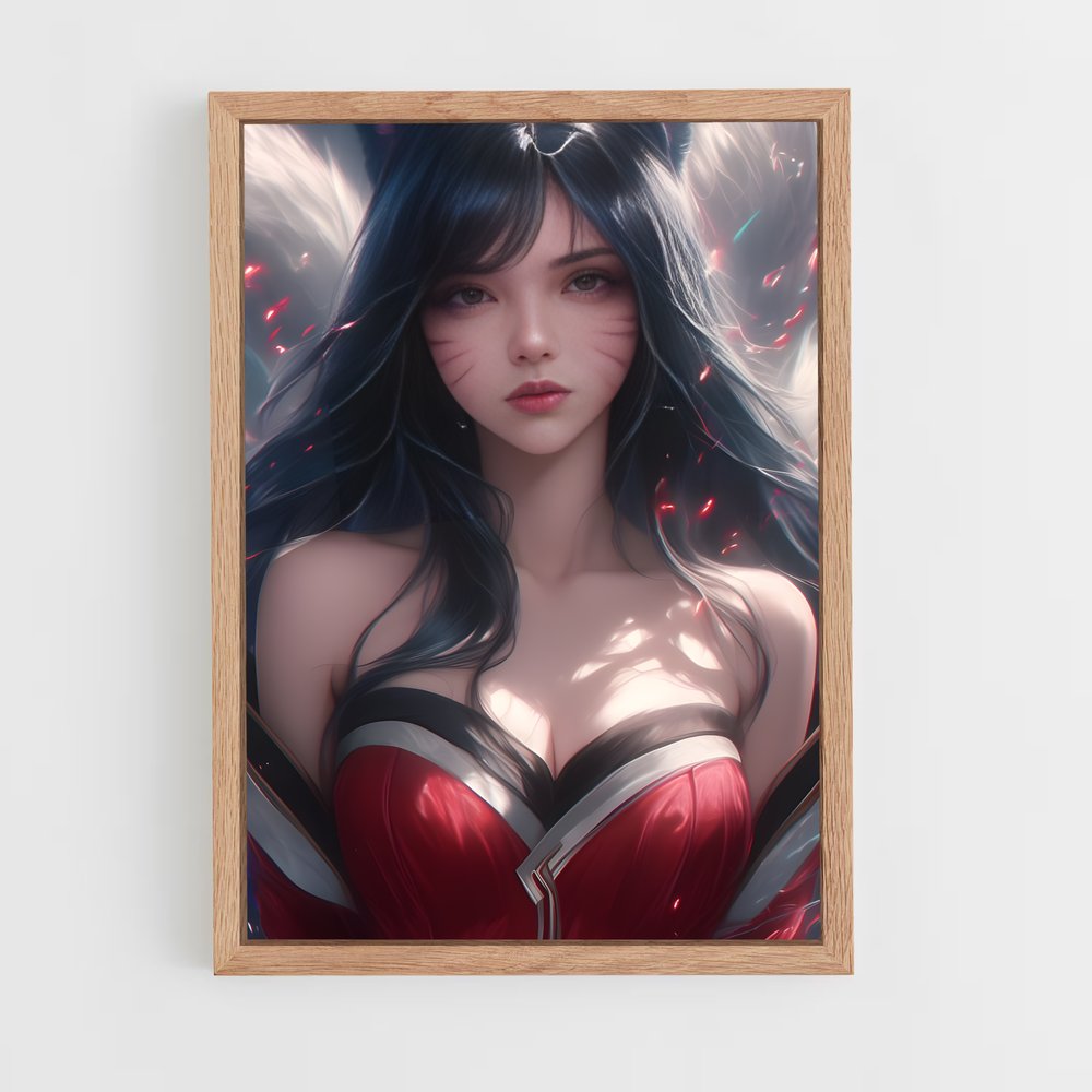 Poster L'Ange Rouge – affiche League Of Legends (vue 4)