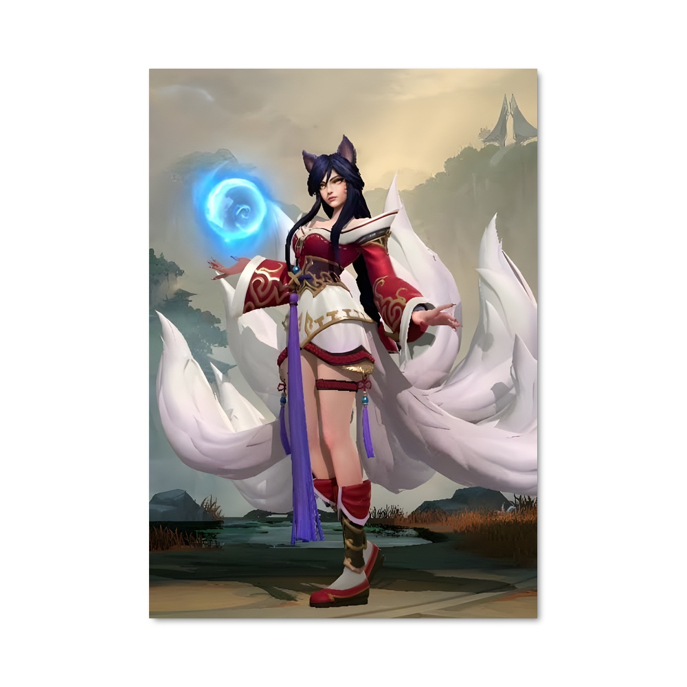 Poster Ahri Bleu