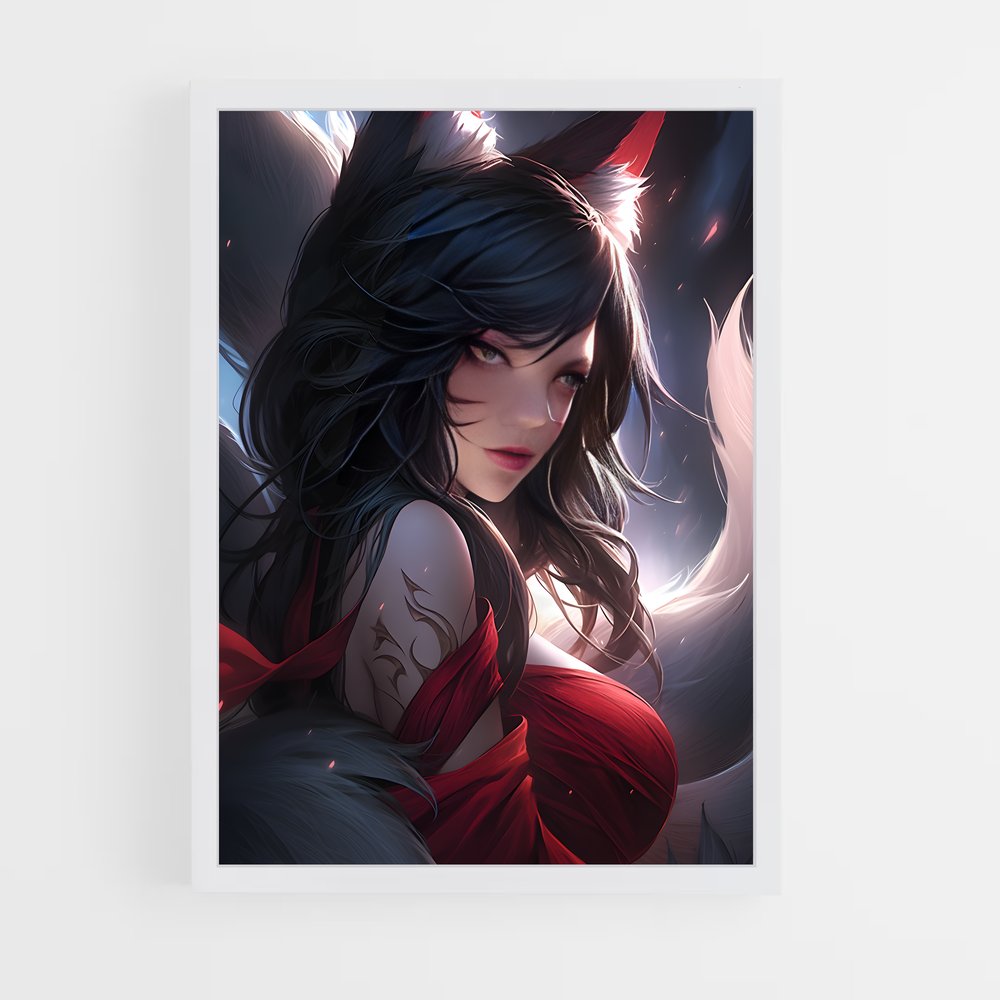 Poster La Démone Élégante – affiche League Of Legends (vue 3)