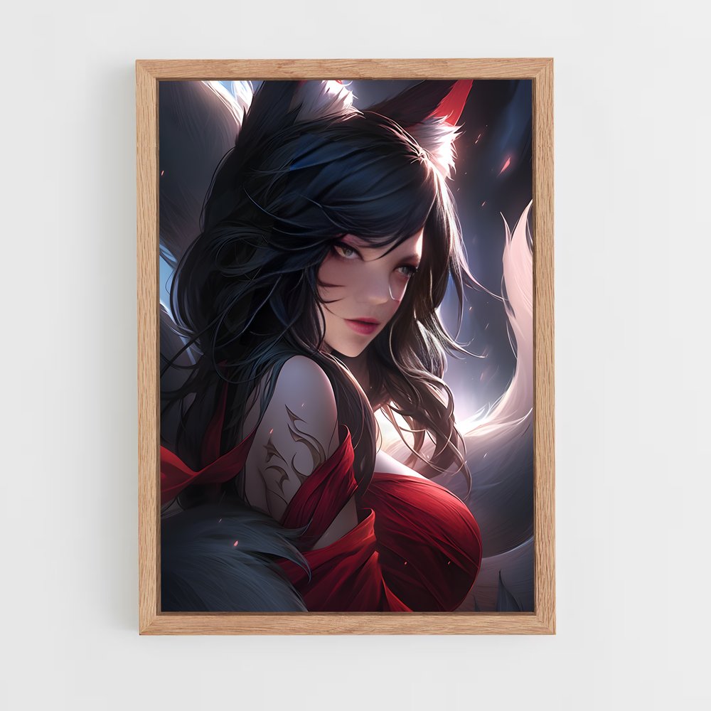 Poster La Démone Élégante – affiche League Of Legends (vue 4)