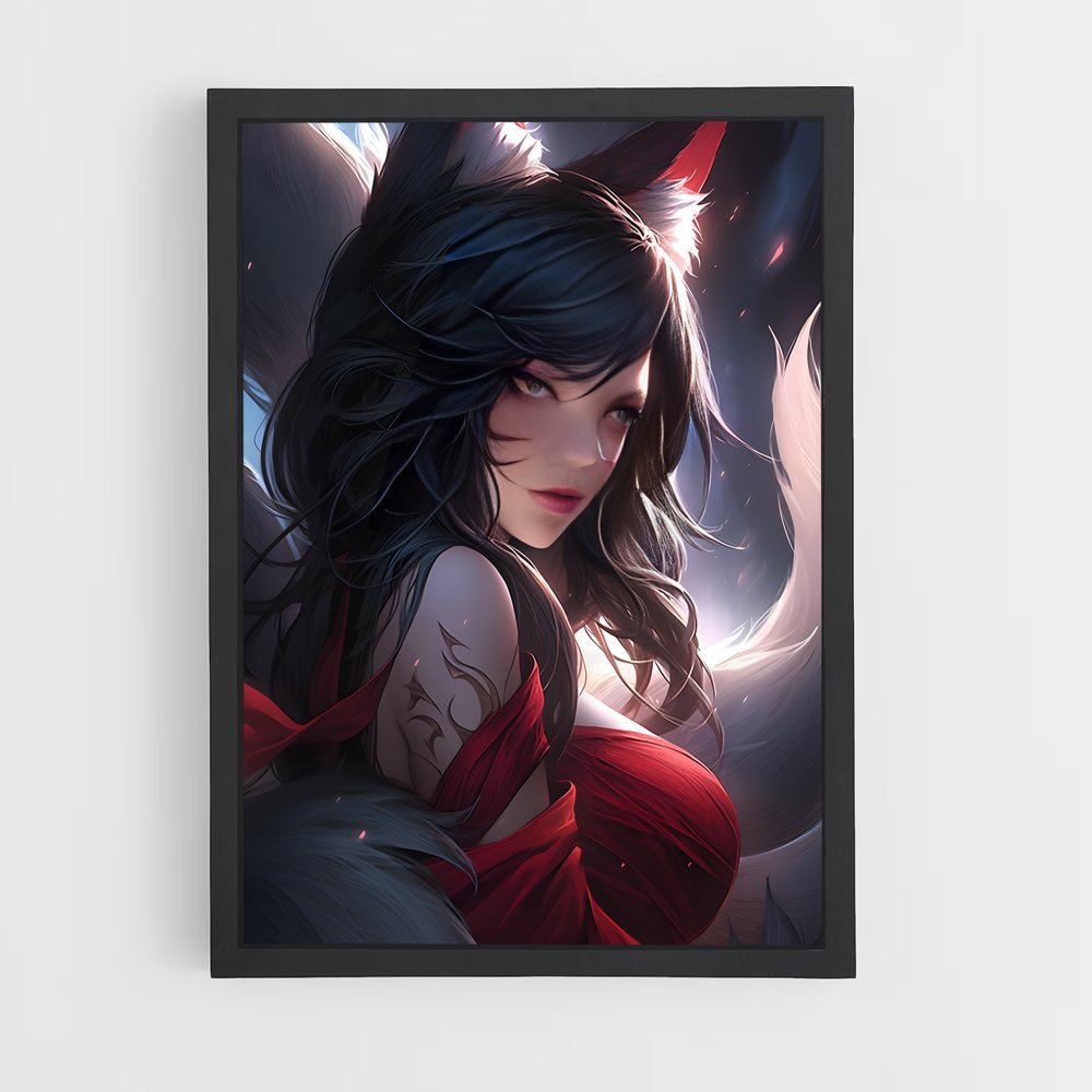 Poster La Démone Élégante – affiche League Of Legends (vue 2)