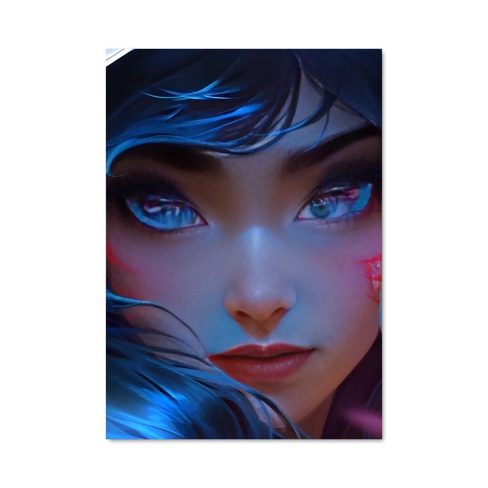 Poster L'Éclat d'Ahri – affiche League Of Legends