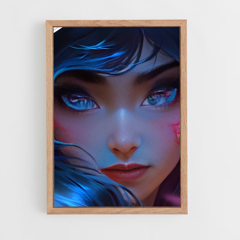 Poster L'Éclat d'Ahri – affiche League Of Legends (vue 4)