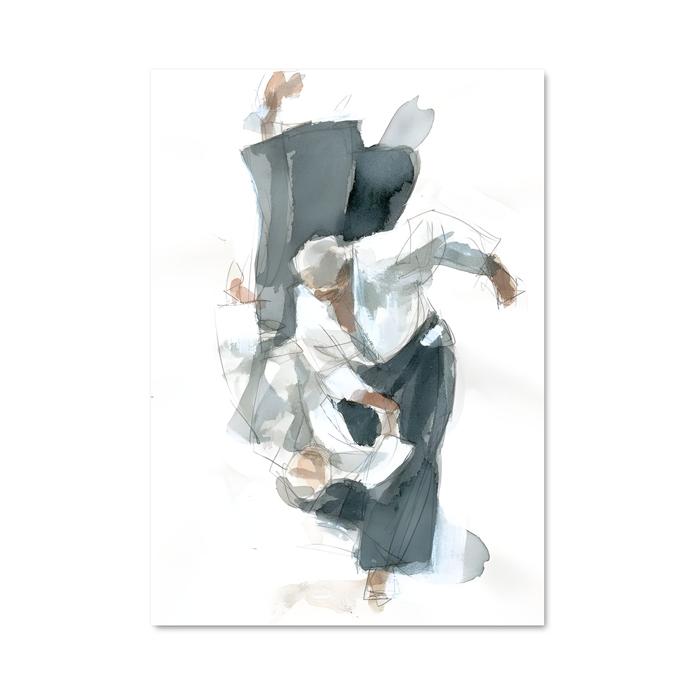 Poster Aikido L'élégance