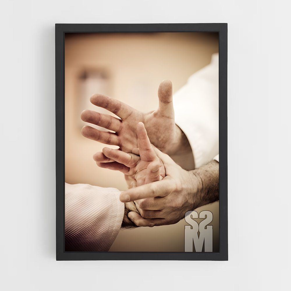 Poster Harmonie en Mouvement – affiche Aikido (vue 2)