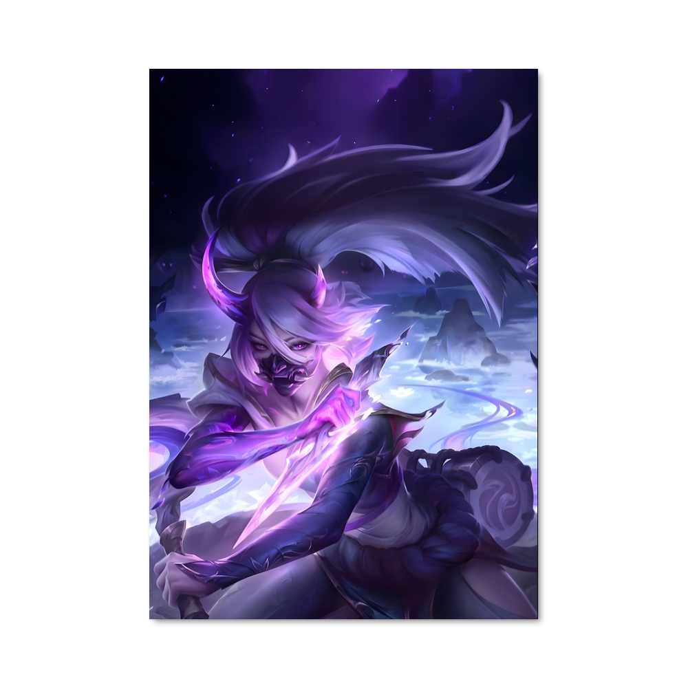 Poster L'Épée Violette – affiche League Of Legends