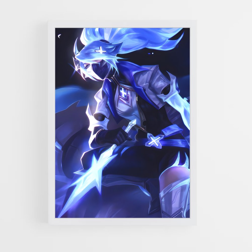 Poster Akali intrépide – affiche League Of Legends (vue 3)