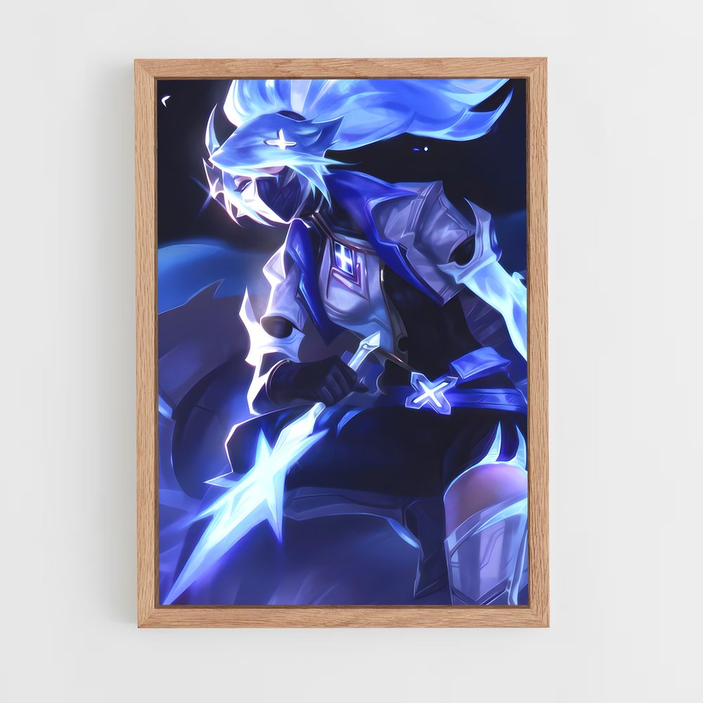 Poster Akali intrépide – affiche League Of Legends (vue 4)