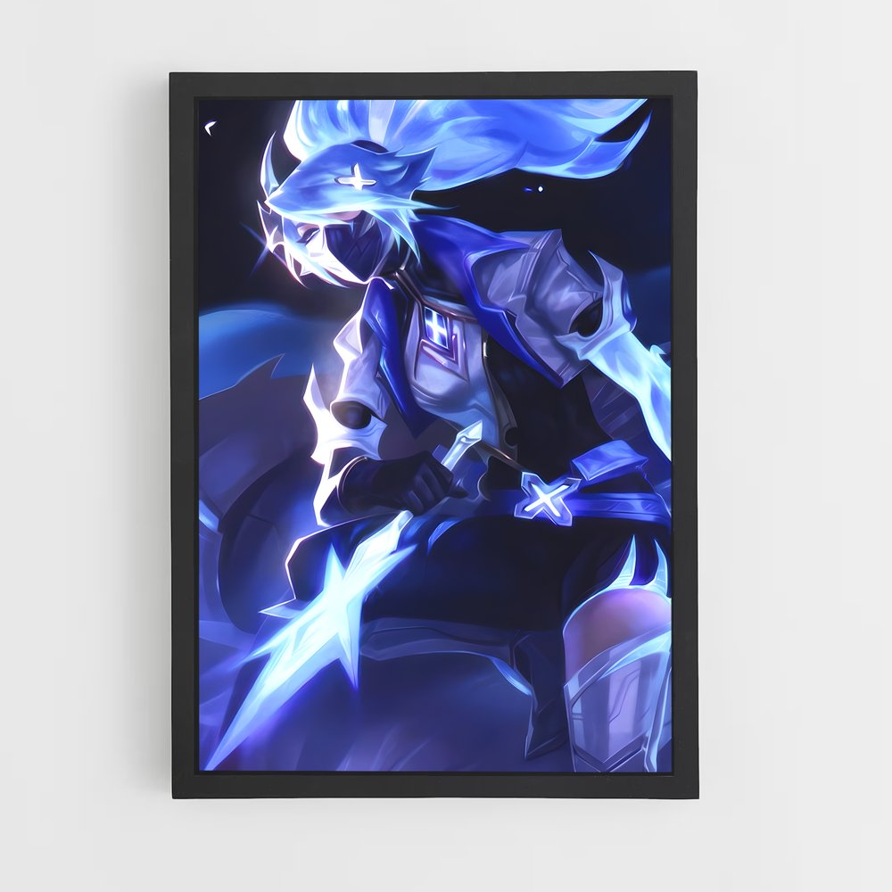 Poster Akali intrépide – affiche League Of Legends (vue 2)